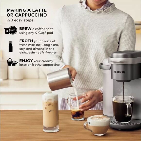 Keurig K-Cafe Single Serve Coffee Latte & Cappuchino Maker -- NEW IN BOX - Picture 6 of 13